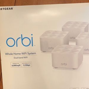 NETGEAR Orbi RBK14-100NAS Whole Home Mesh WiFi Systemup to 1.2Gbps 6000 sq feet